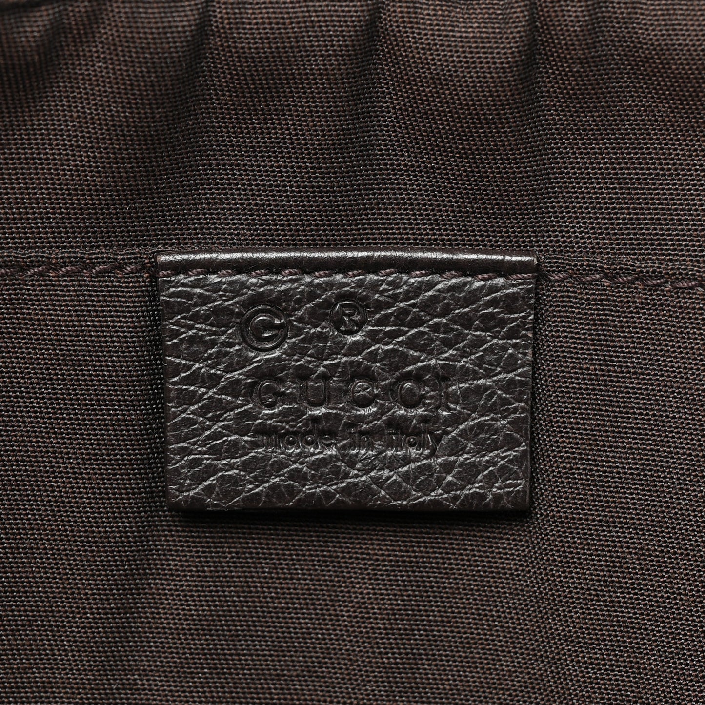 Crystal Monogram Belt Bag Brown