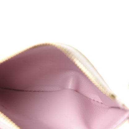 Louis Vuitton Damier Azur Victorine Wallet Rose Ballerine 8 of 9