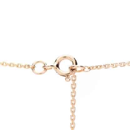 Louis Vuitton 18K Pink Gold LV Volt Upside Down Pendant Necklace 4 of 5