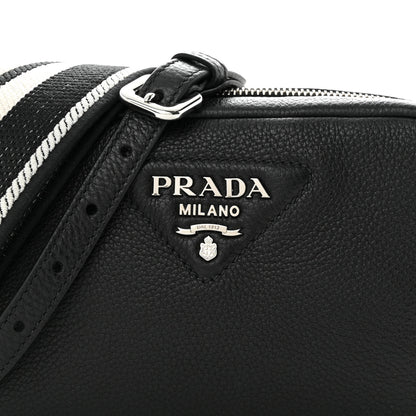 Prada Vitello Daino Soft Camera Crossbody Black 8 of 10