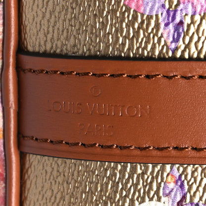 Louis Vuitton Metallic Monogram LV Garden Speedy Bandouliere 25 Gold 6 of 9