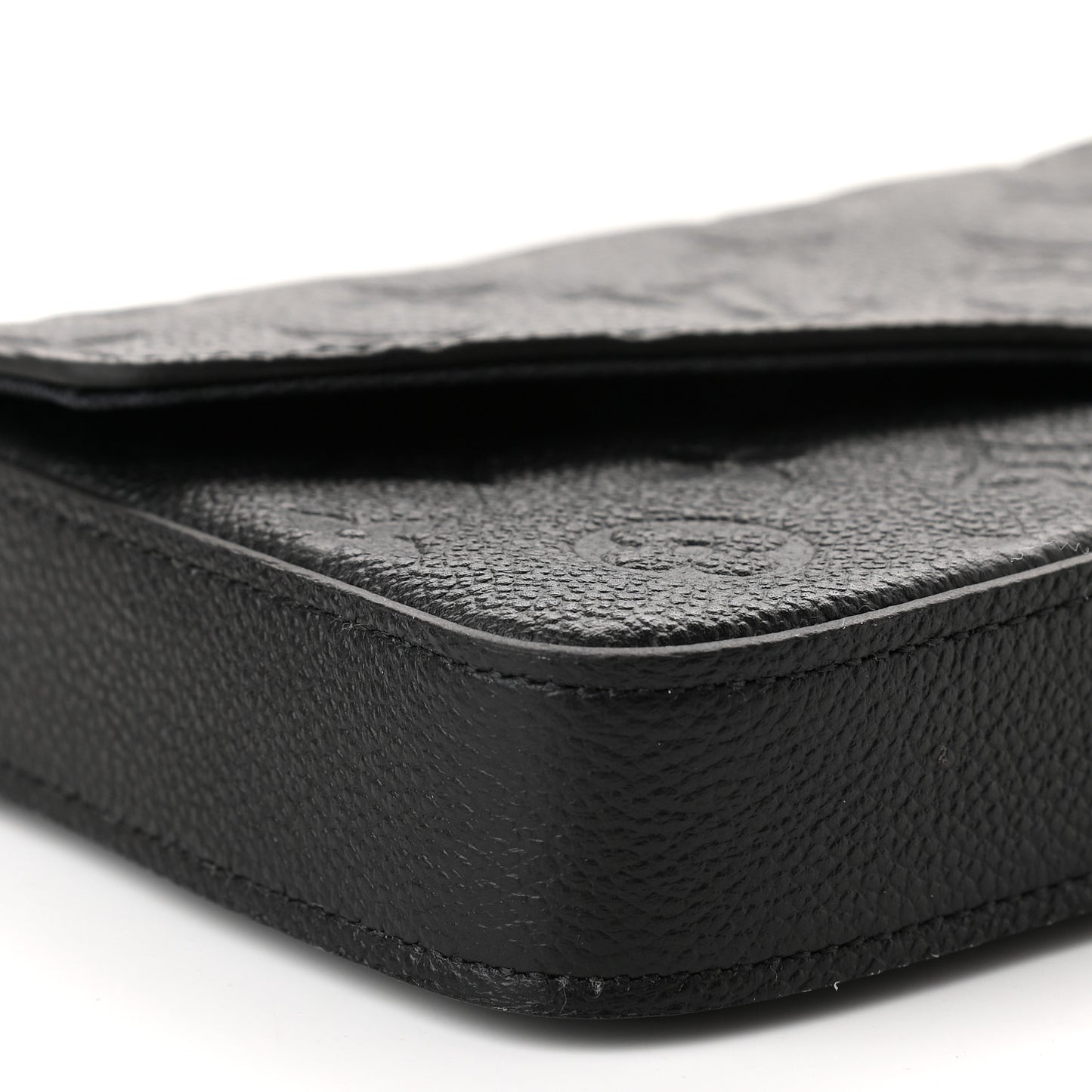 Empreinte Pochette Felicie Chain Wallet Black