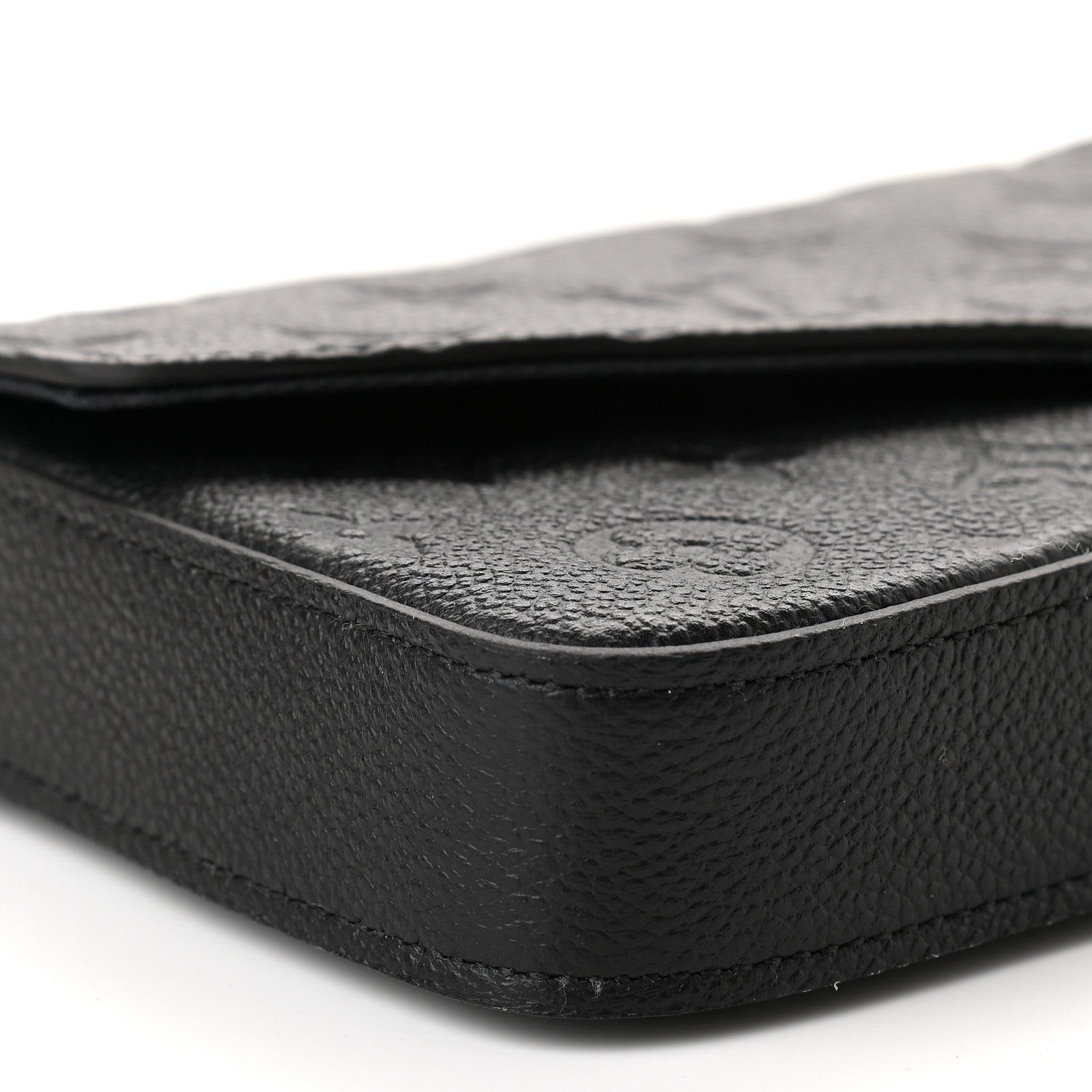 Louis Vuitton Empreinte Pochette Felicie Chain Wallet Black 8 of 9
