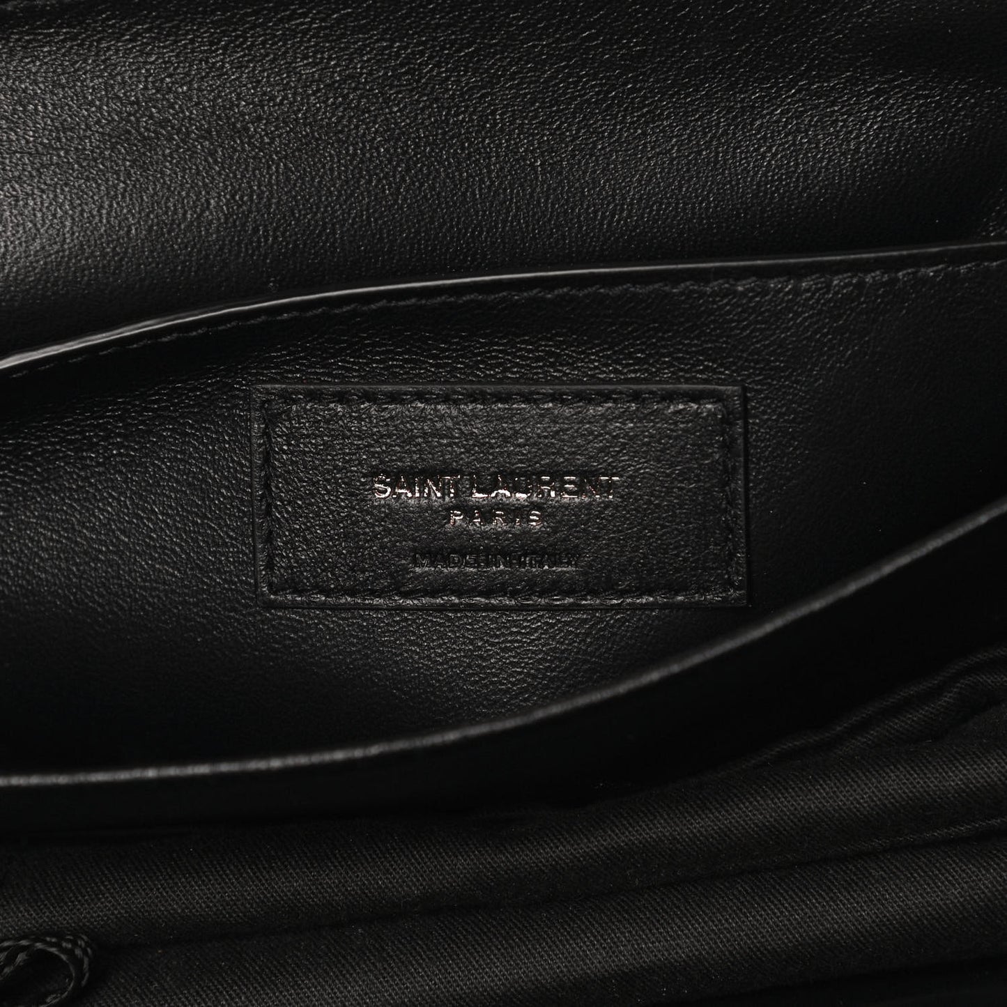 Patent Embossed Small Le Monogramme Satchel Black