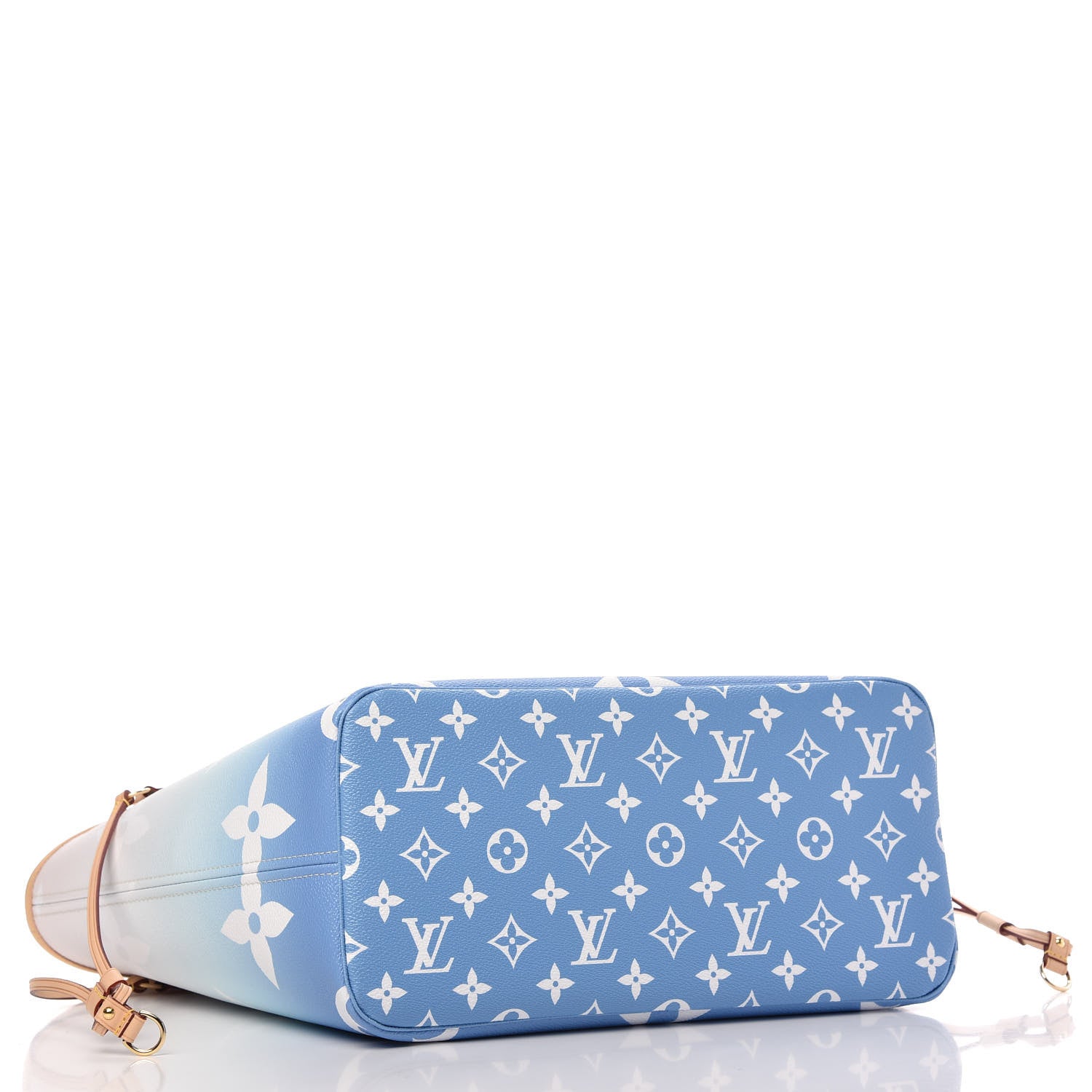 Louis Vuitton Monogram Giant By The Pool Neverfull MM Blue 4 of 10