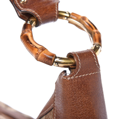Gucci Monogram Bamboo Ring Hobo Brown 11 of 12