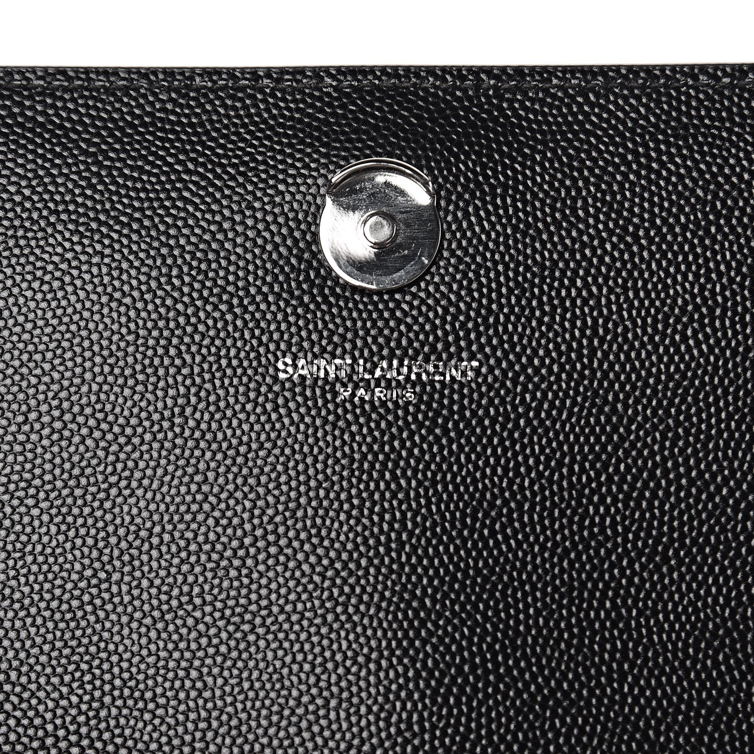 Saint Laurent Grain De Poudre Medium Classic Monogram Kate Satchel Black 6 of 12