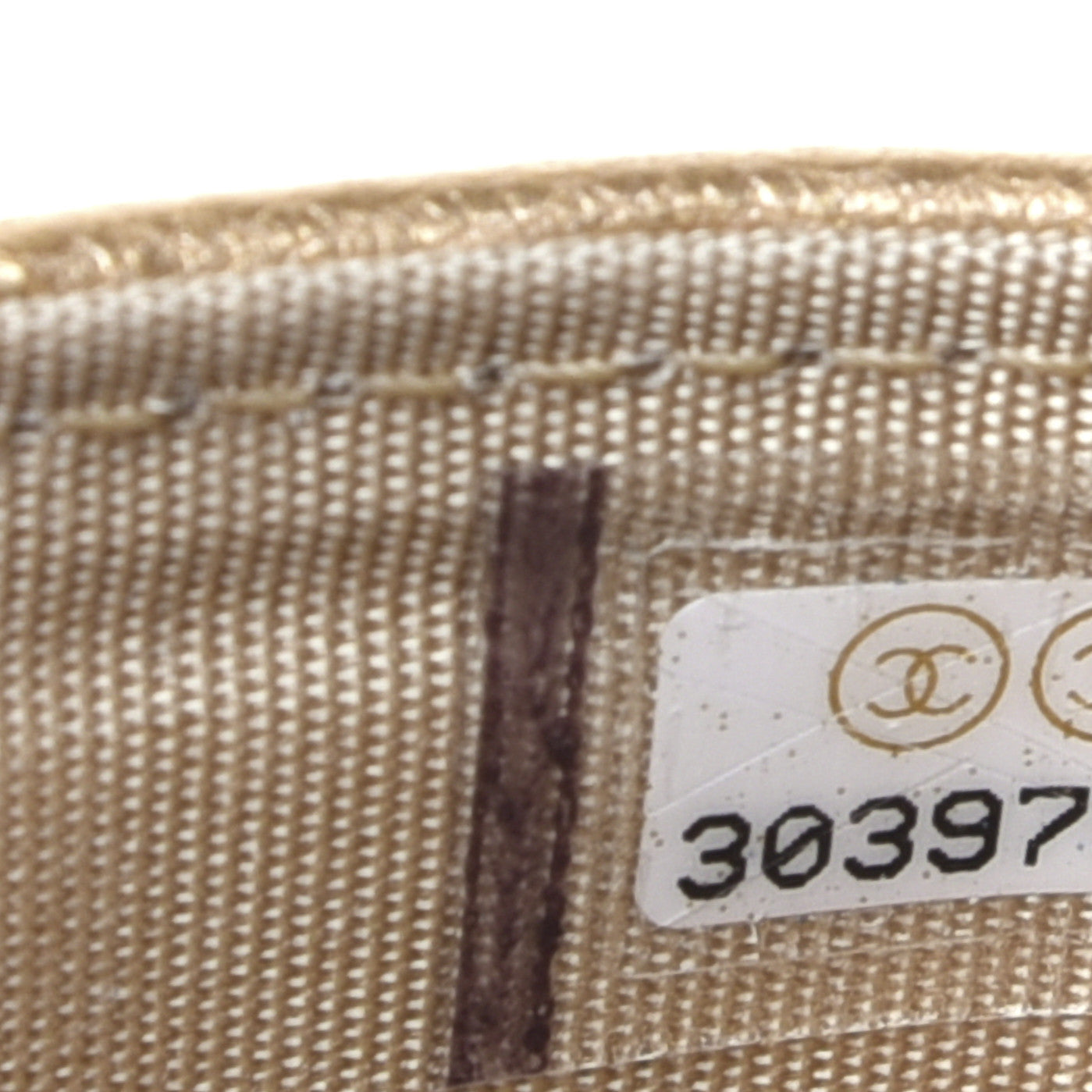 Chanel Metallic Goatskin Quilted Chanel 19 Card Holder Gold 8 of 9