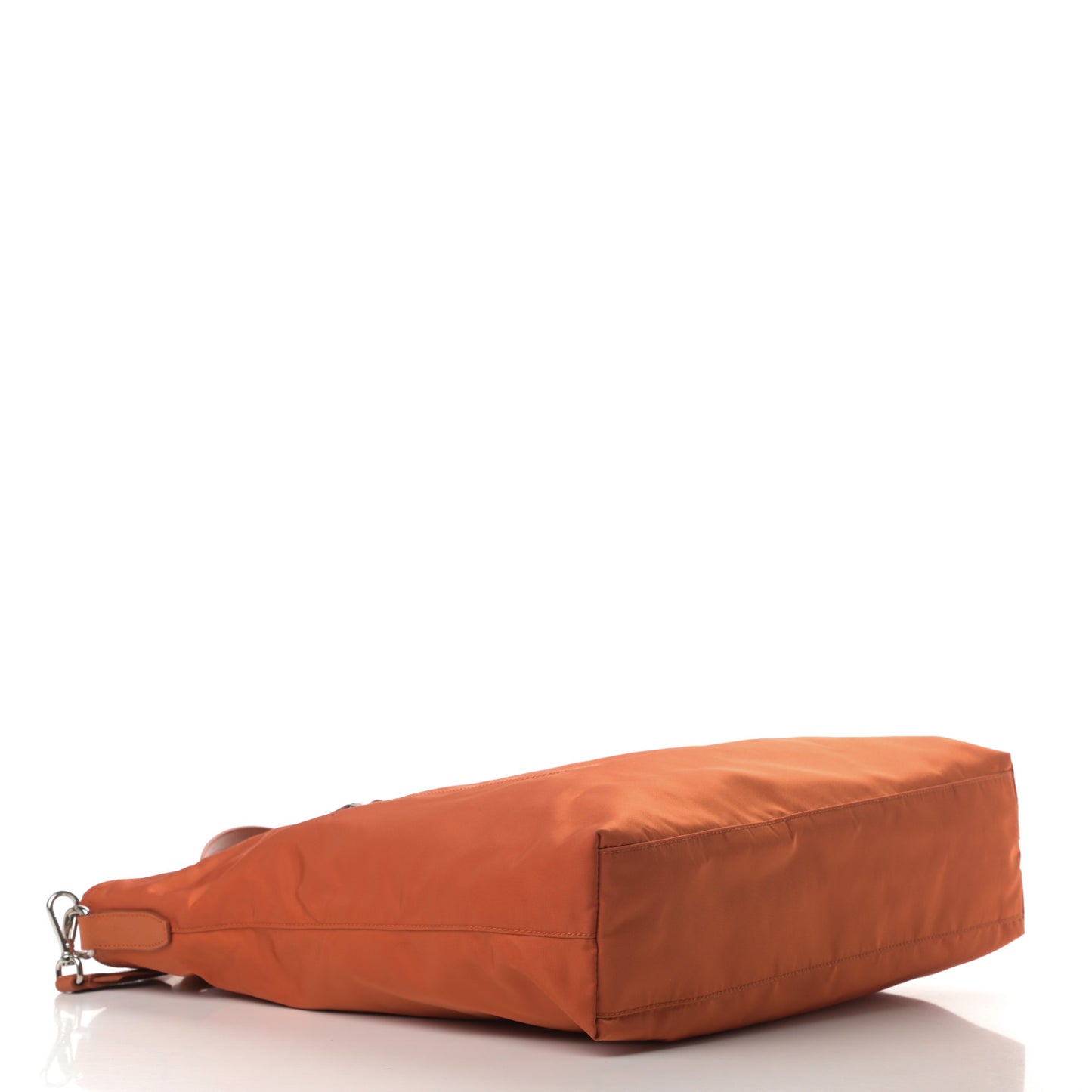 Tessuto Nylon Saffiano Shoulder Bag Papaya