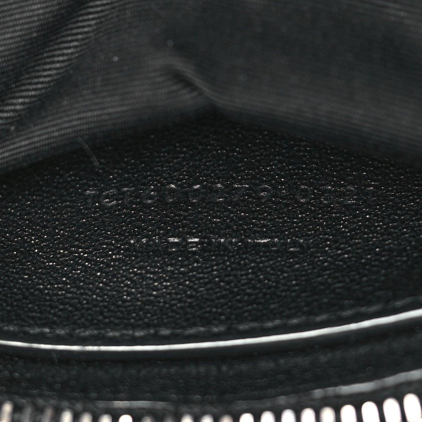Sheepskin Matelasse Chevron Monogram Medium College Bag Black