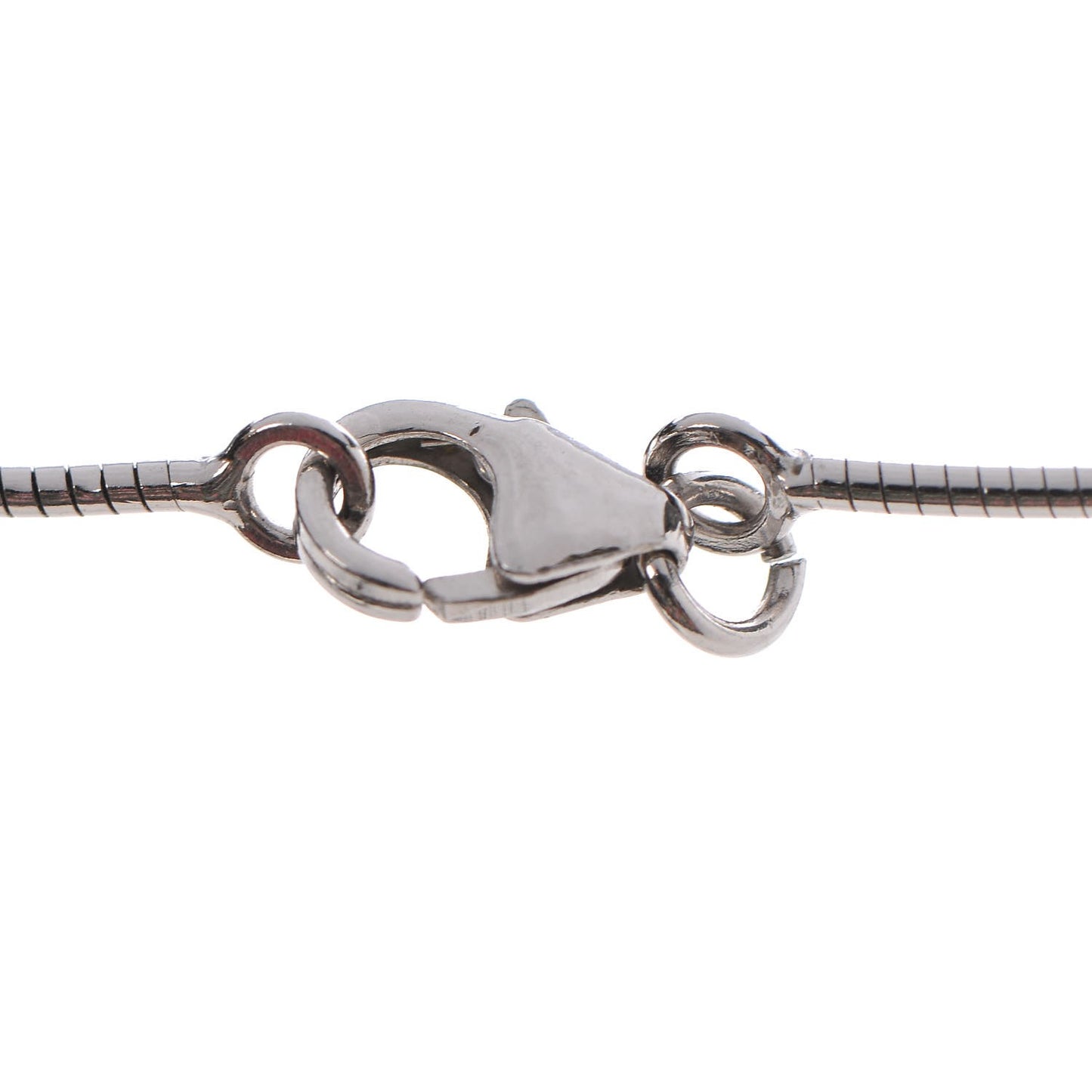 Lacquered Pop H Pendant Necklace Black