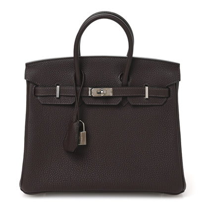 Hermes Togo Birkin 25 Chocolate 1 of 11