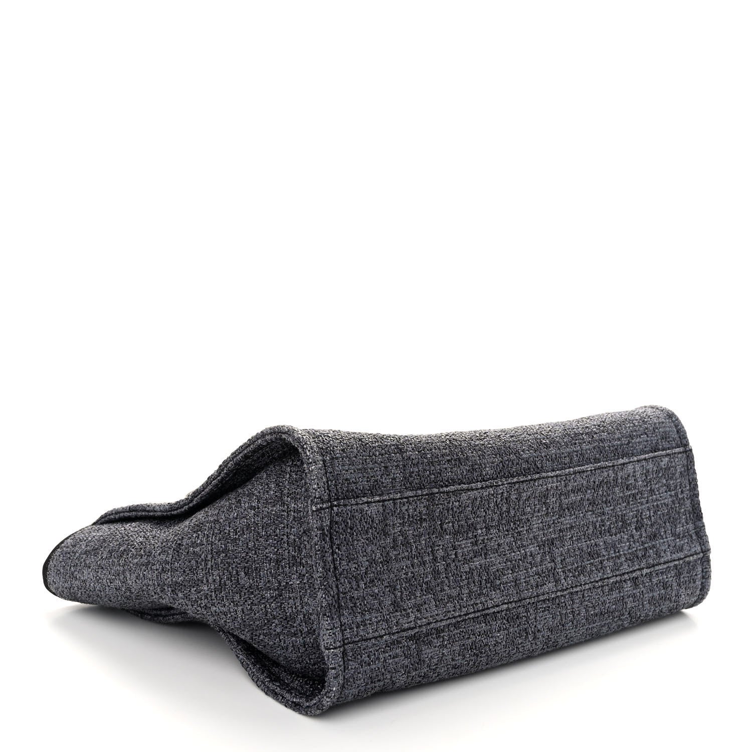 Chanel Lurex Boucle Small Deauville Tote Black 4 of 10