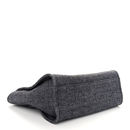 Chanel Lurex Boucle Small Deauville Tote Black 4 of 10