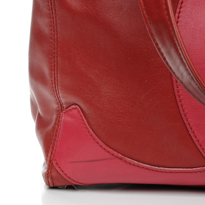 Chanel Calfskin CC Stitched Tote Red 14 of 14
