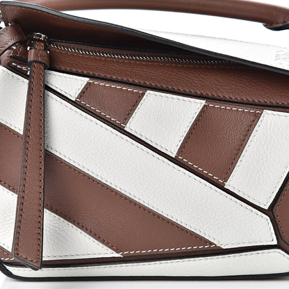 Loewe Calfskin Rugby Mini Puzzle Bag Brunette Soft White 8 of 10