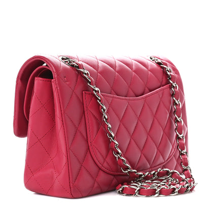Chanel Lambskin Quilted Small Double Flap Pink 3 of 11