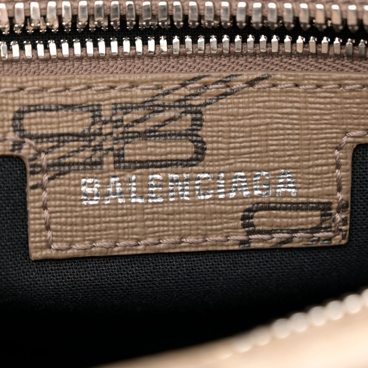 Coated Canvas BB Monogram Neo Cagole Handbag XS Beige Brown