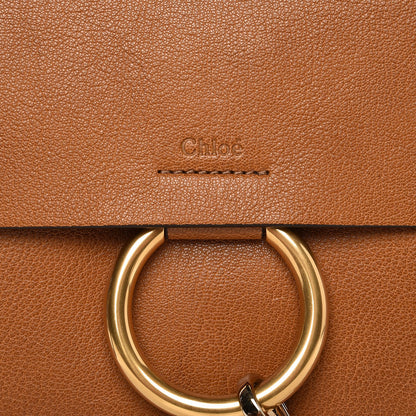 Chloe Goatskin Medium Faye Shoulder Bag Caramel 7 of 8