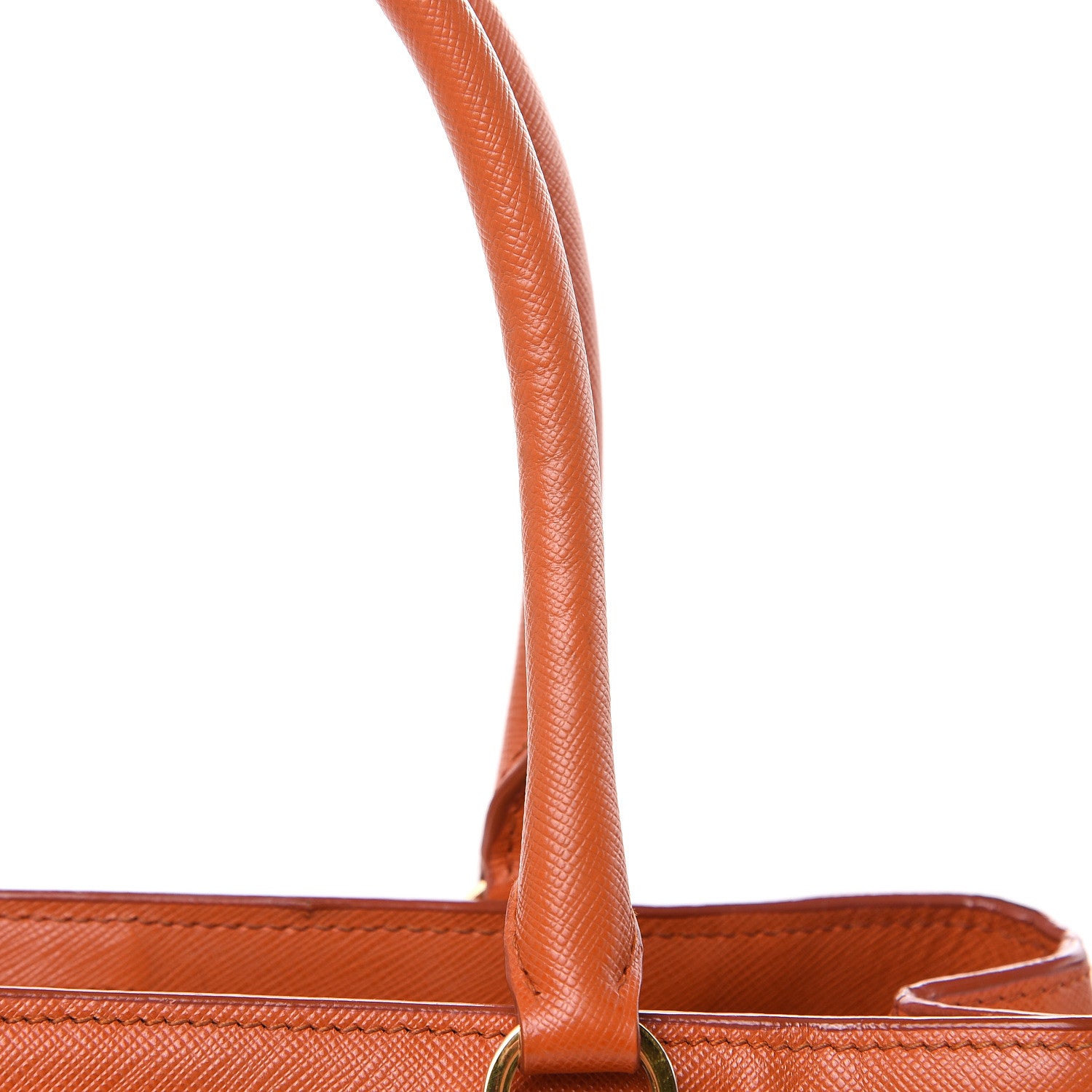 Prada Saffiano Lux Medium Tote Papaya 15 of 22