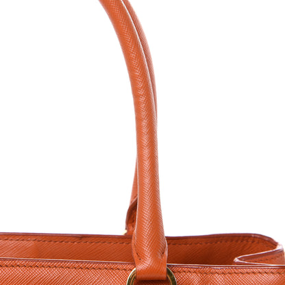 Prada Saffiano Lux Medium Tote Papaya 15 of 22