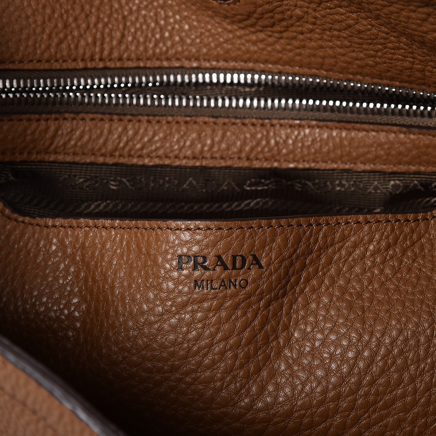 Prada Vitello Daino Tote Cannella 7 of 8
