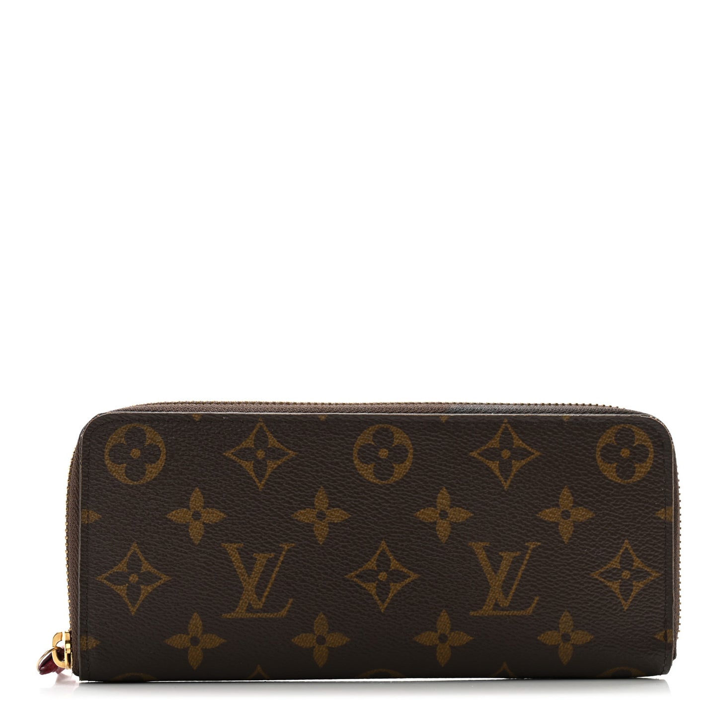 Monogram Clemence Wallet Fuchsia