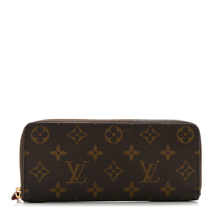 Louis Vuitton Monogram Clemence Wallet Fuchsia 1 of 13