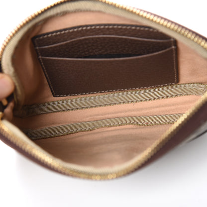 Gucci GG Supreme Monogram Ophidia Phone Case Wristlet Brown 5 of 8