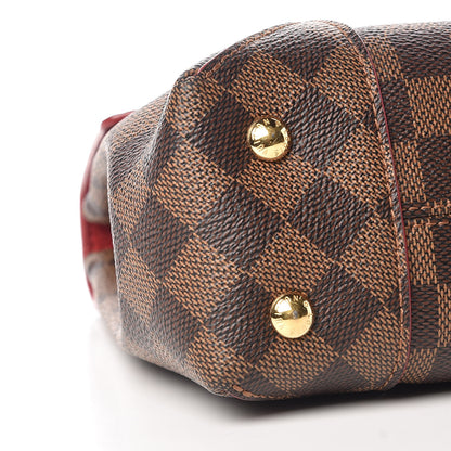Louis Vuitton Damier Ebene Caissa Clutch Cherry 8 of 9