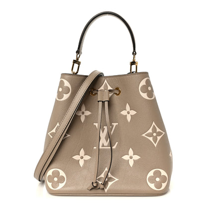 Louis Vuitton Empreinte Monogram Giant Neonoe MM Tourterelle Creme 1 of 13