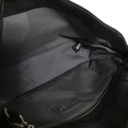 Chanel Iridescent Calfskin Glint Flap Black 5 of 7