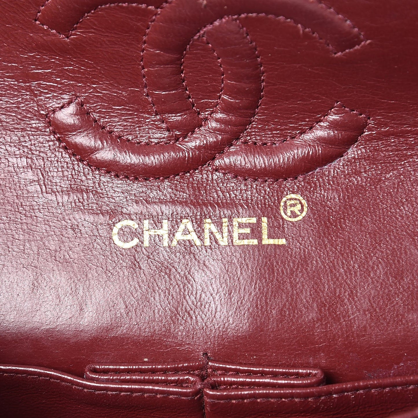 Lambskin Quilted Small Double Flap Black