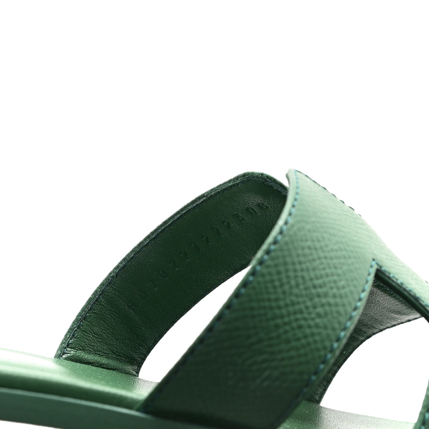 Hermes Epsom Oran Sandals 38.5 Vert Lierre 1794461 – FASHIONPHILE