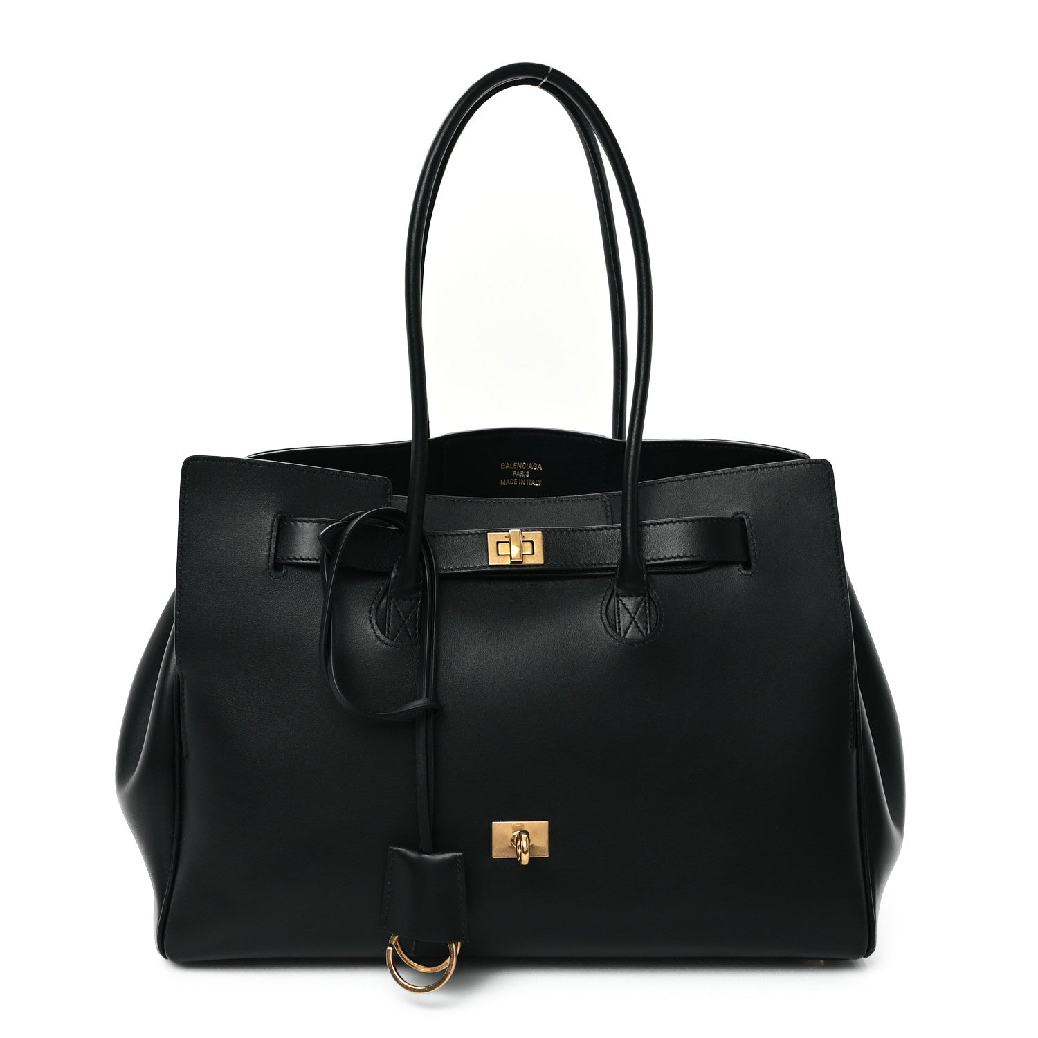 Balenciaga Smooth Calfskin Medium Bel Air Carry All Bag Black 1 of 10