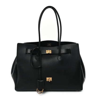 Balenciaga Smooth Calfskin Medium Bel Air Carry All Bag Black 1 of 10