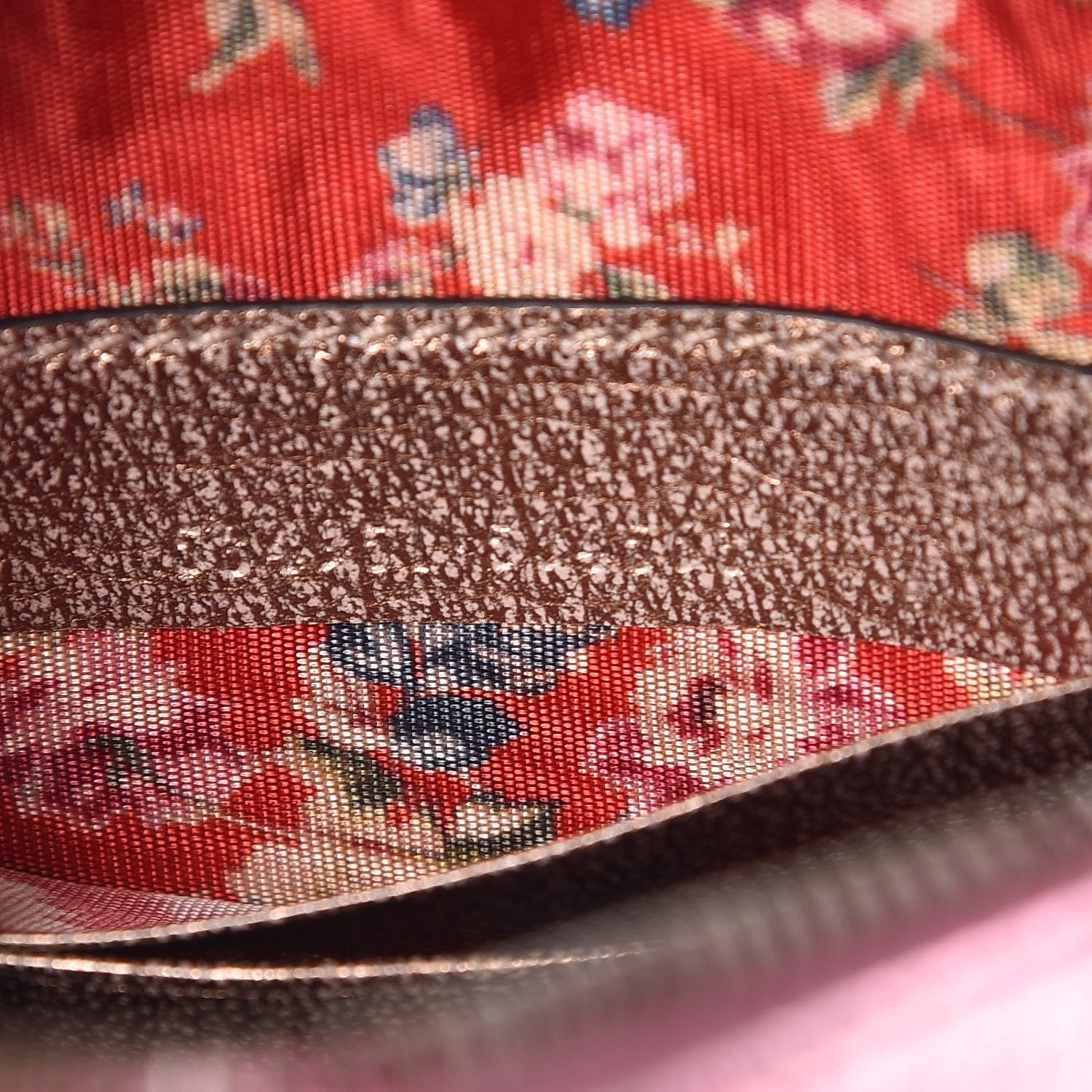Gucci Laminated Nappa Trapuntata Mini Zumi Dome Shoulder Bag Rosa Lago Rame 7 of 10