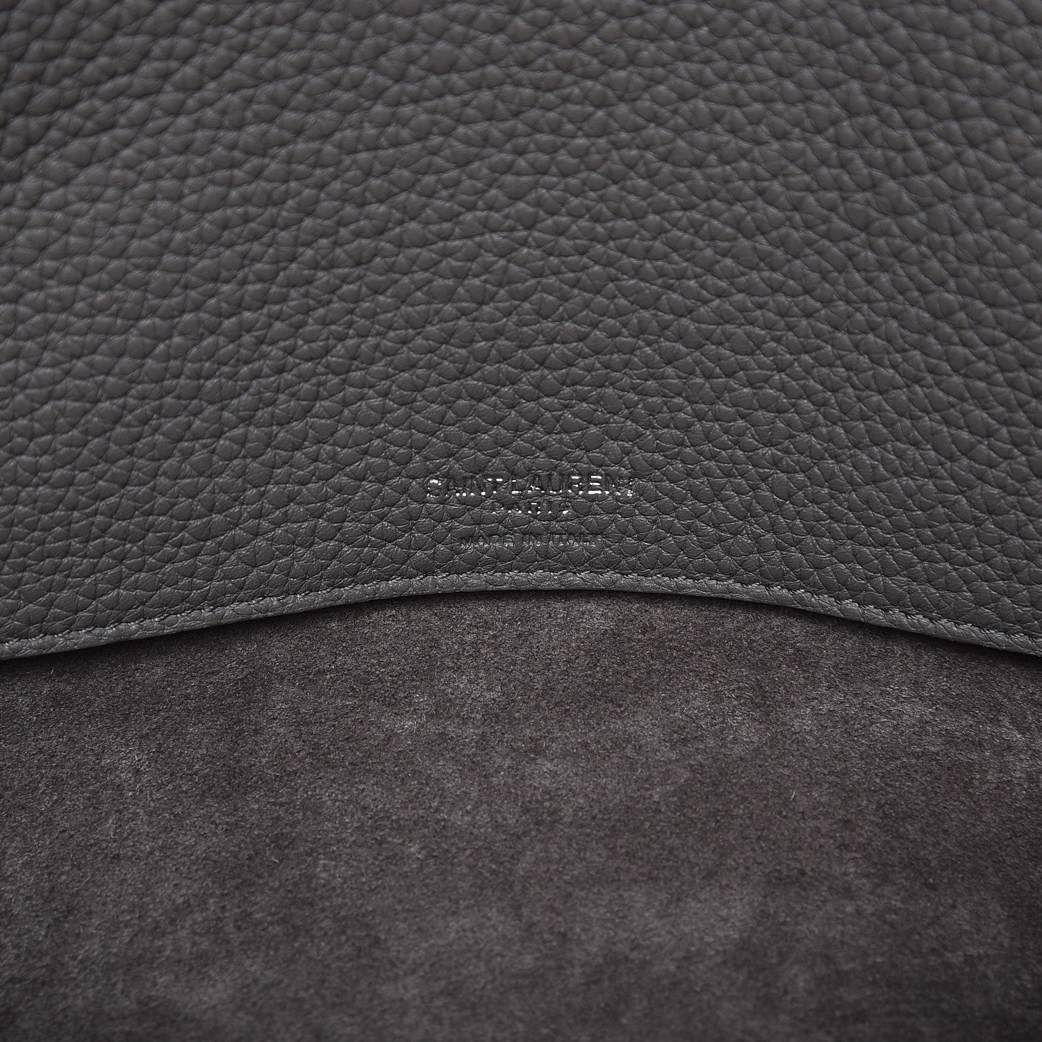 Saint Laurent Grained Calfskin Small Supple Sac De Jour Fog 7 of 9