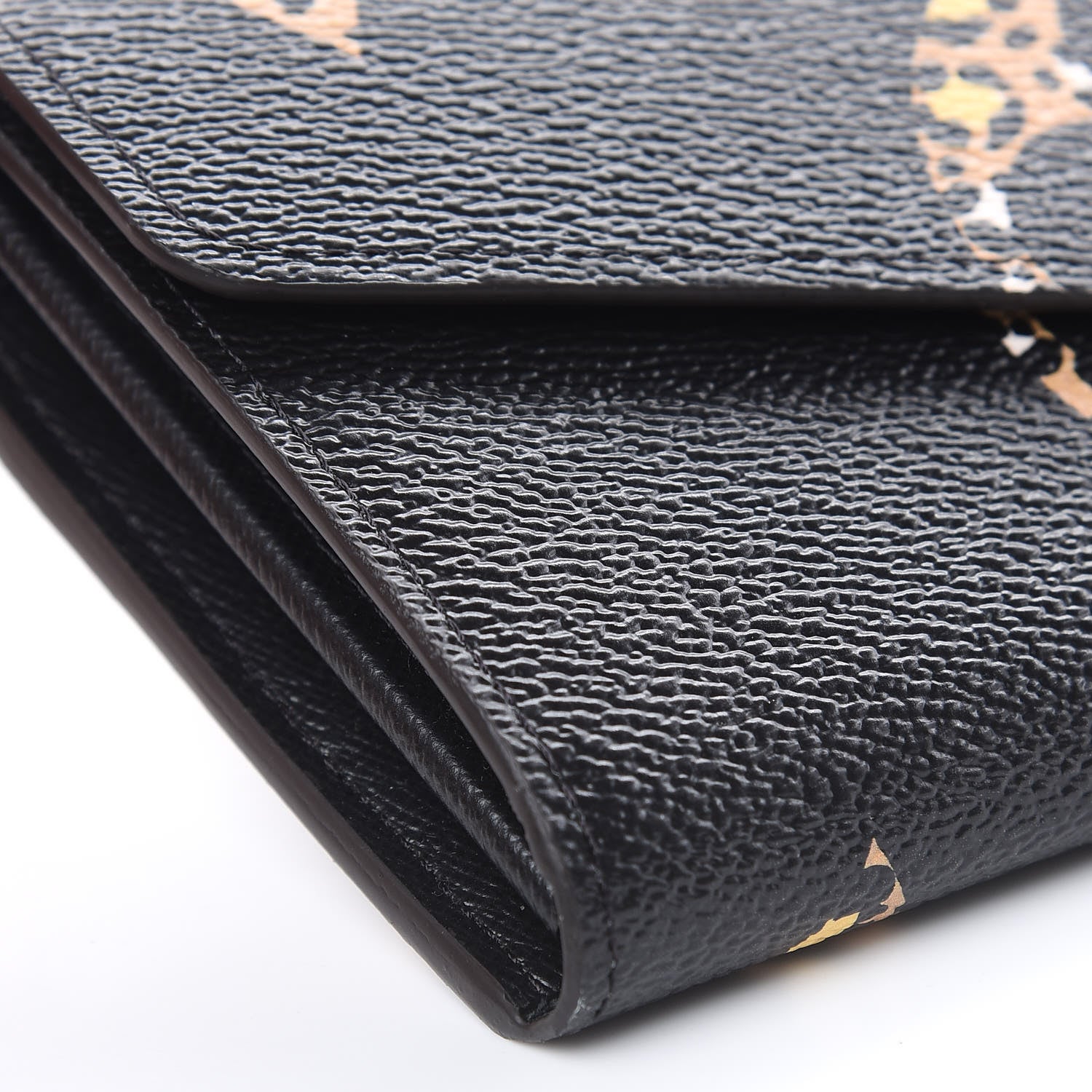Louis Vuitton Monogram Giant Jungle Sarah Wallet Black 9 of 10
