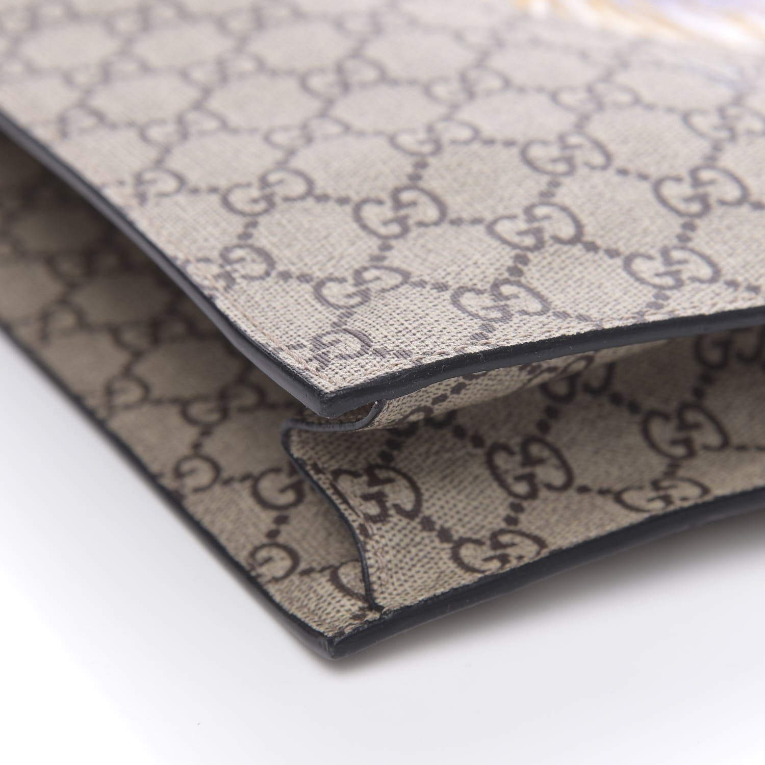 Gucci GG Supreme Monogram L'Aveugle Par Amour Print Vertical Tote Black 9 of 11