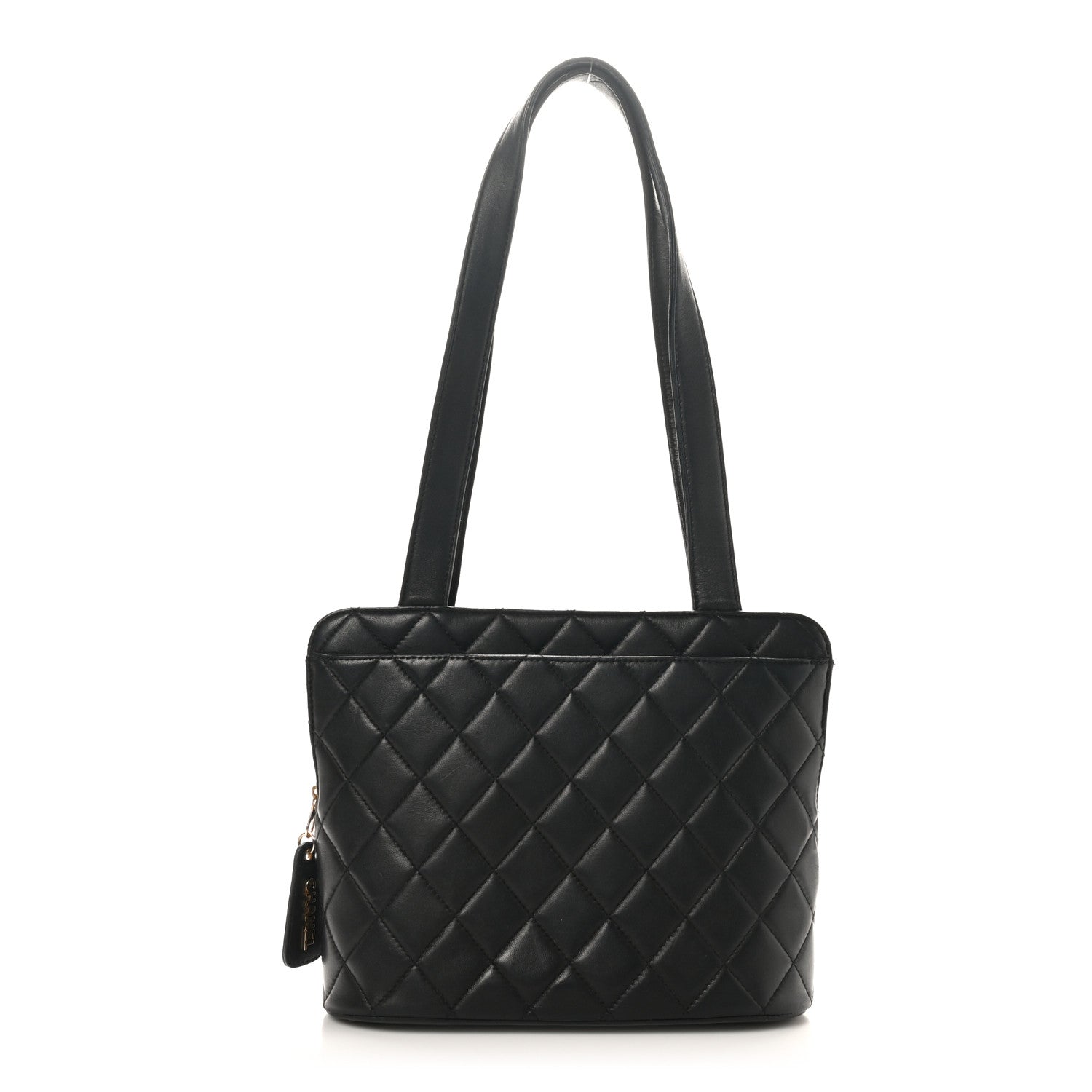 Chanel Lambskin Quilted Tote Black 1 of 12