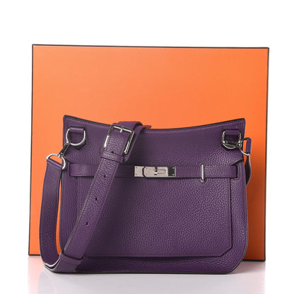 Hermes Taurillon Clemence Jypsiere 28 Ultraviolet 8 of 8