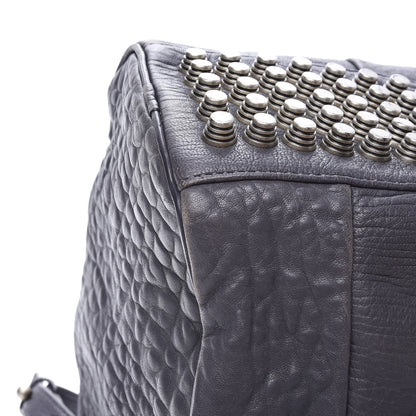 Alexander Wang Pebbled Lambskin Rocco Tundra Silver Hardware 8 of 10
