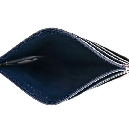Fendi Vitello Elite Monster Eyes Inlay Card Holder Asfalto Papavero Black 5 of 8