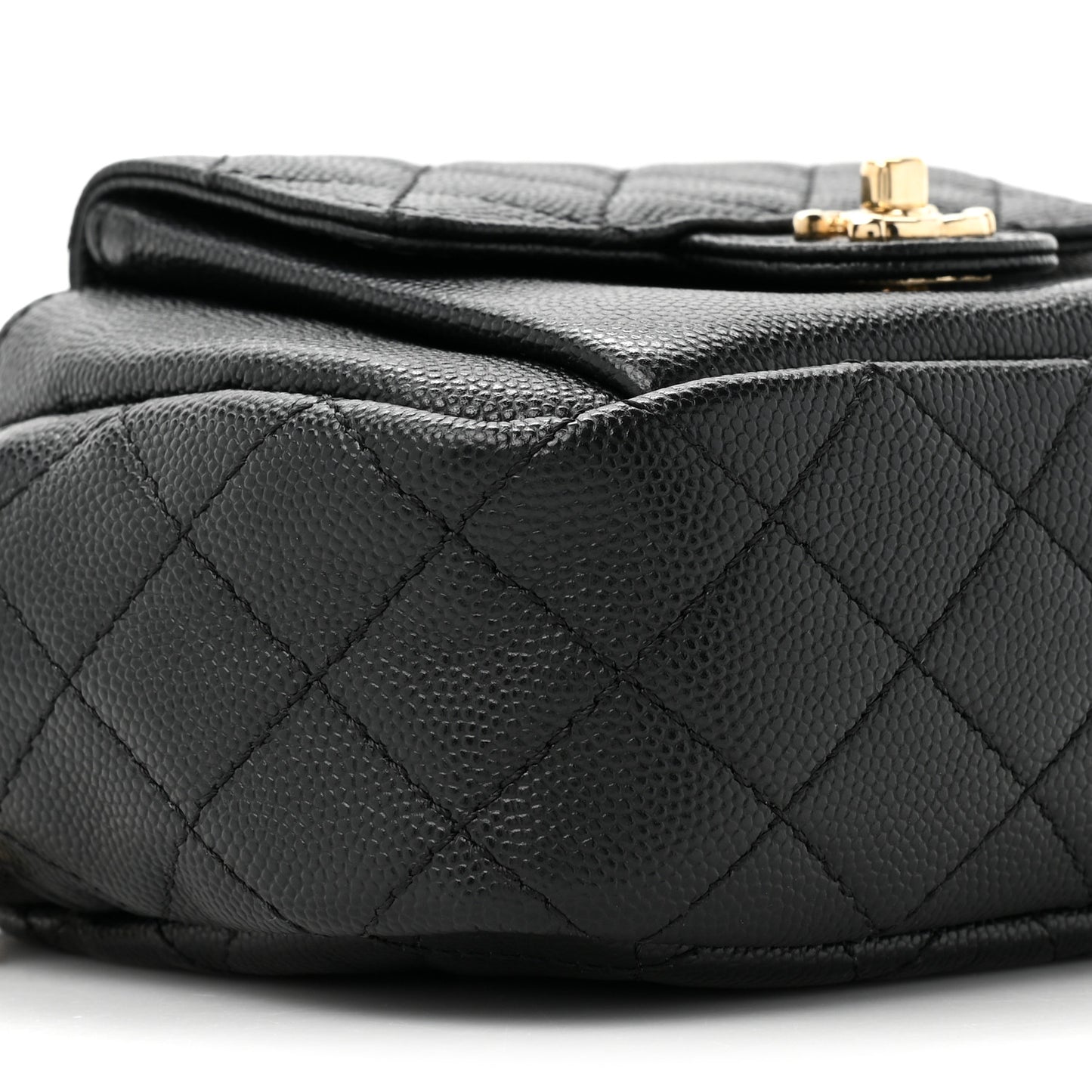 Caviar Quilted CC Day Camera Case Black