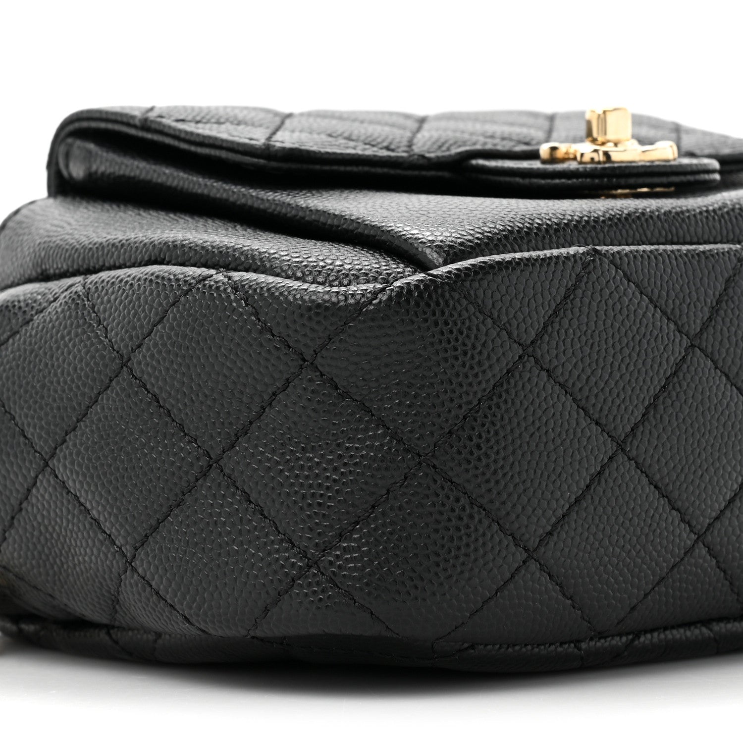 Chanel Caviar Quilted CC Day Camera Case Black 10 of 11