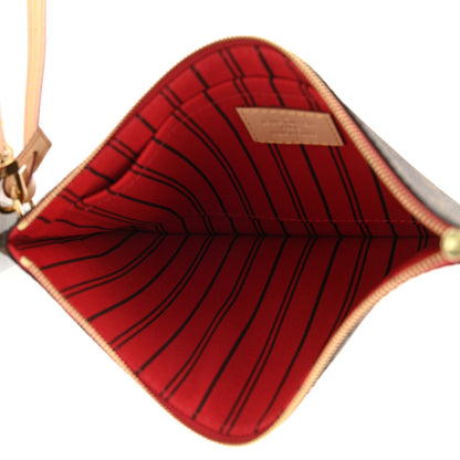 Louis Vuitton Monogram Neverfull MM GM Pochette Cherry 5 of 7