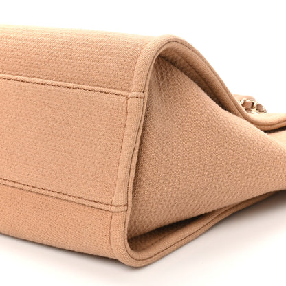 Chanel Mixed Fibers Small Deauville Tote Camel 11 of 11