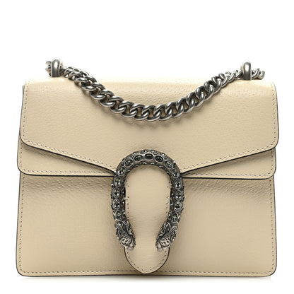 Gucci Textured Calfskin Crystal Mini Dionysus Shoulder Bag Mystic White 1 of 9