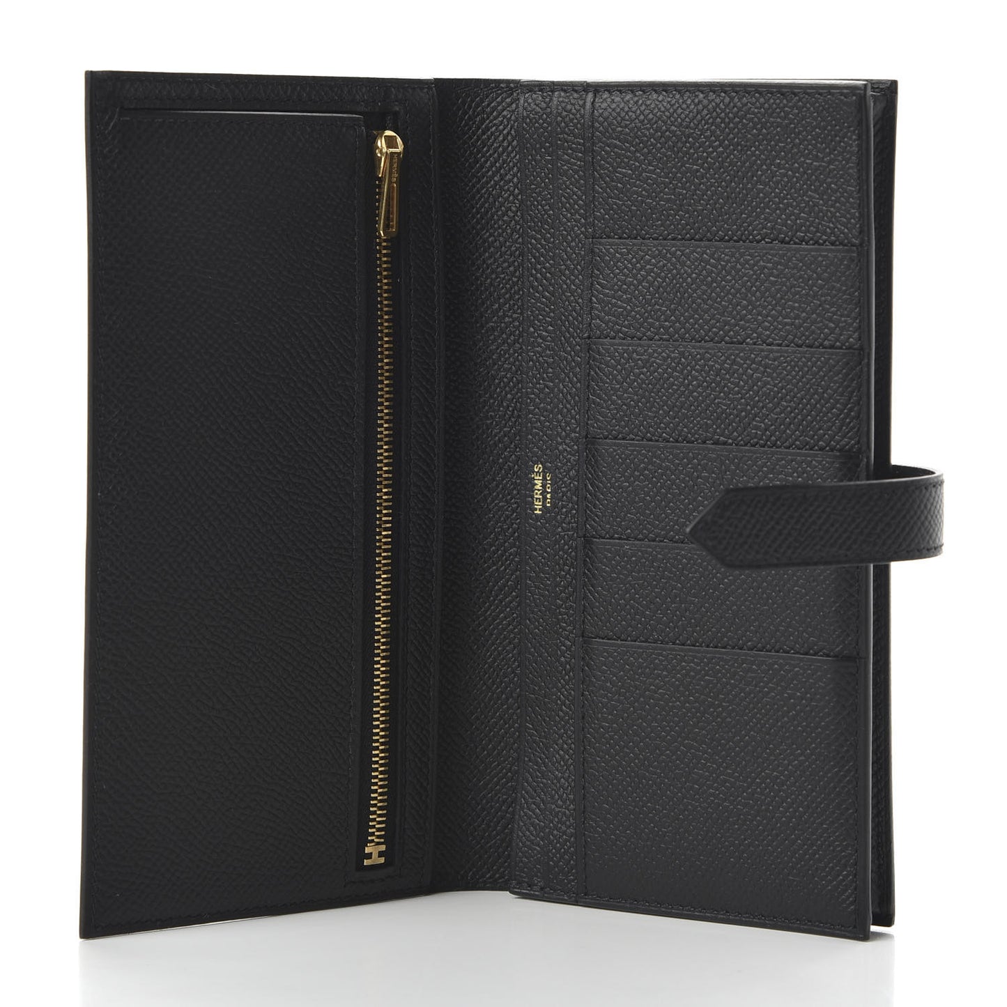 Epsom Bearn Gusset Wallet Black
